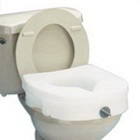 E-Z Lock Raised Toilet Seat, Model: B305-00, By Apex-Carex - 1 Ea